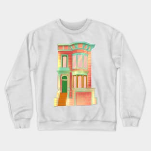 candy colored san francisco home Crewneck Sweatshirt